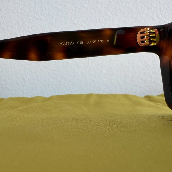 Gucci 2024 cat eye tortoiseshell brown sunglasses - Picture 8 of 10